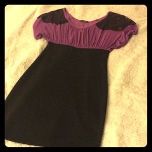 Soprano purple and black dress